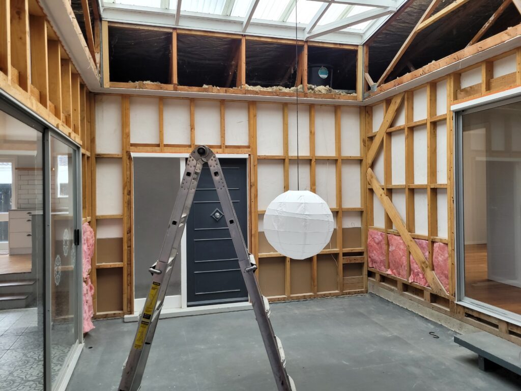 House exterior after safe asbestos cladding removal and cleanup.